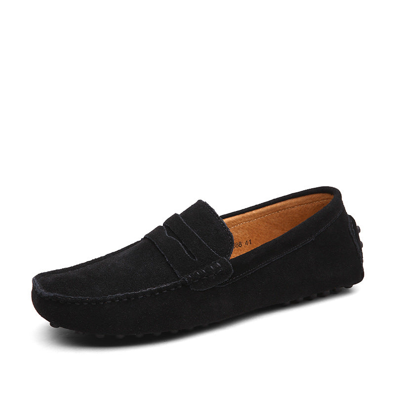 Zedmax Suede Leather Moccasin Slip-on Shoe