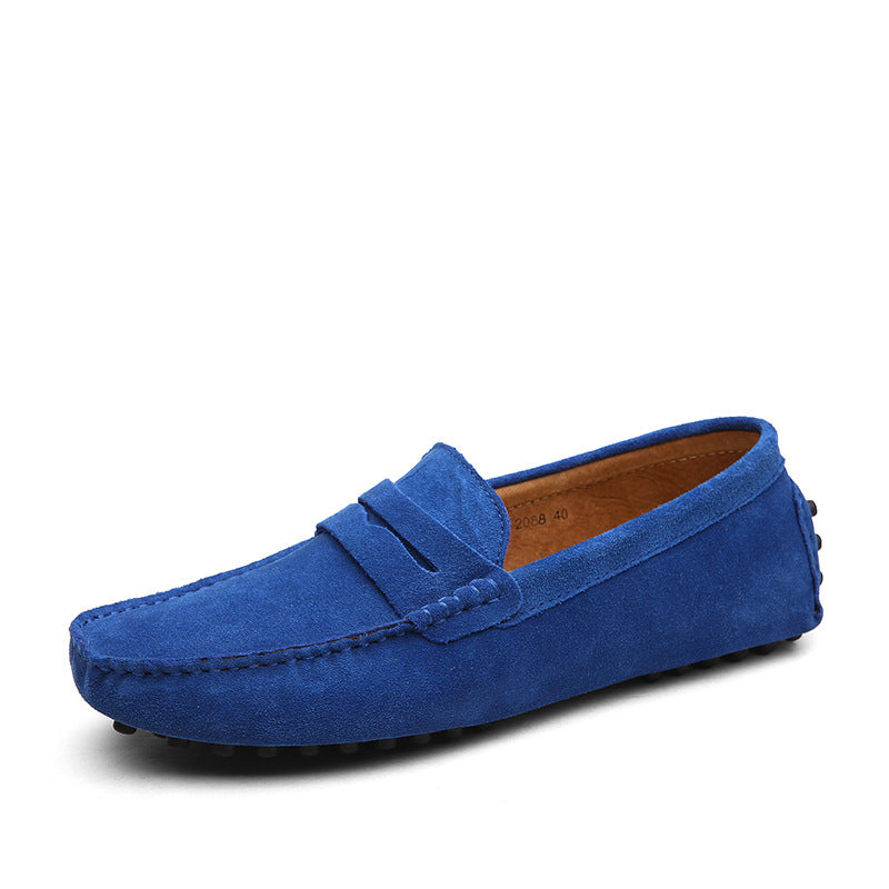 Zedmax Suede Leather Moccasin Slip-on Shoe