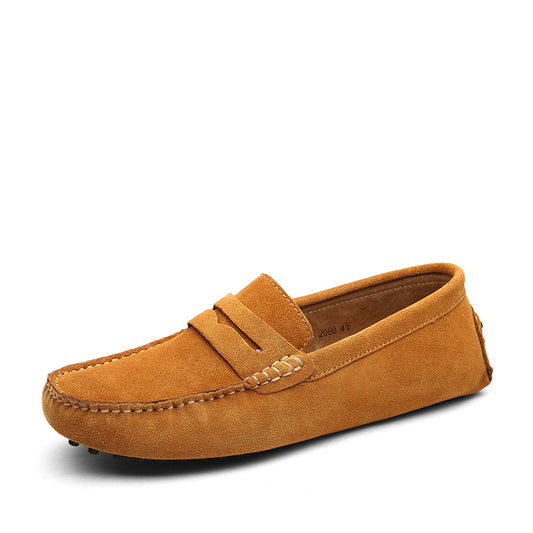 Zedmax Suede Leather Moccasin Slip-on Shoe
