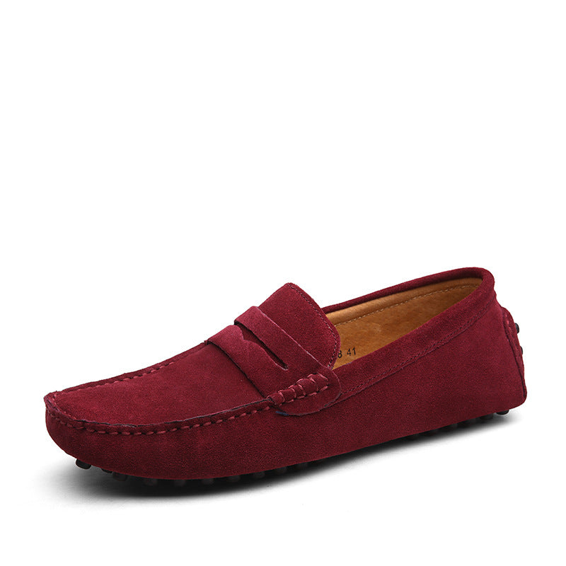 Zedmax Suede Leather Moccasin Slip-on Shoe