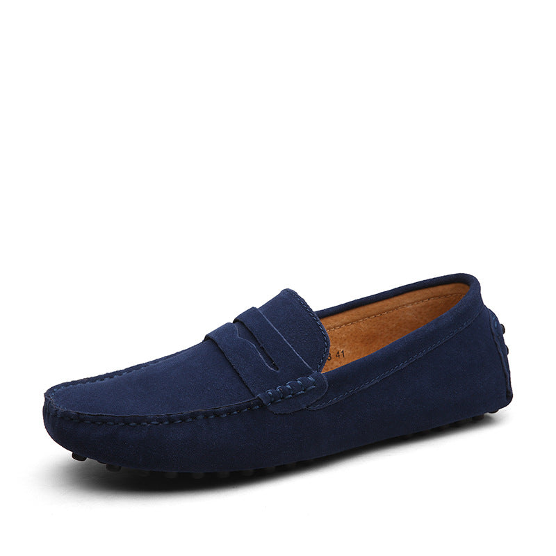 Zedmax Suede Leather Moccasin Slip-on Shoe