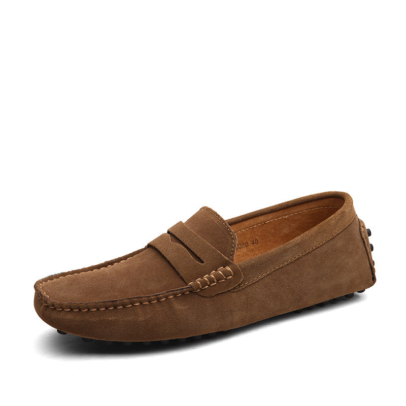 Zedmax Suede Leather Moccasin Slip-on Shoe