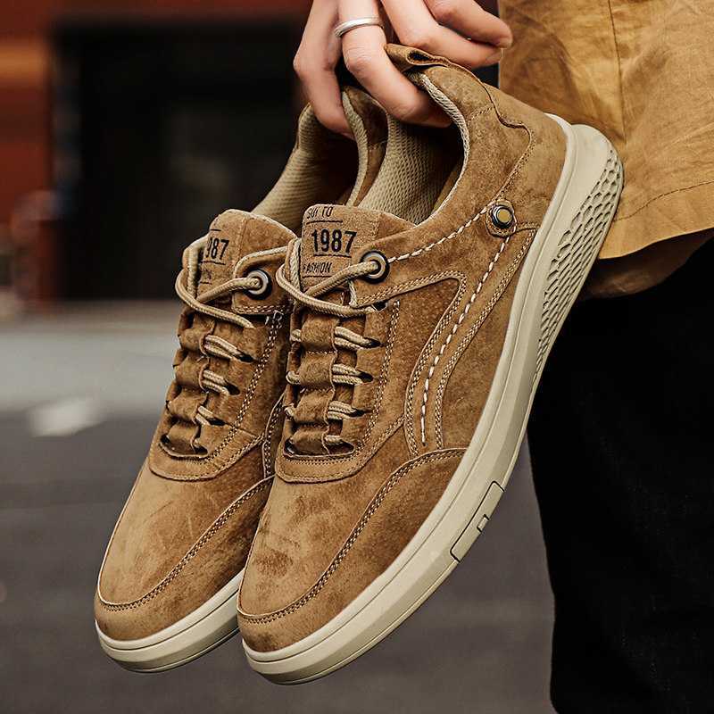 ZEDMAX Leather Street Sneakers MEN
