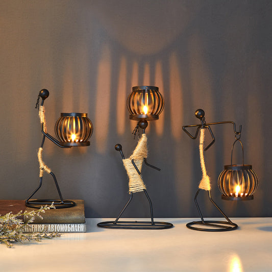 The African Style Luxury Candle Holders