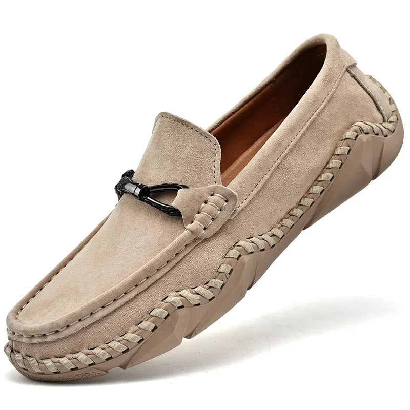Zedmax Fashion Sleek Style Slip-on Leather Loafers