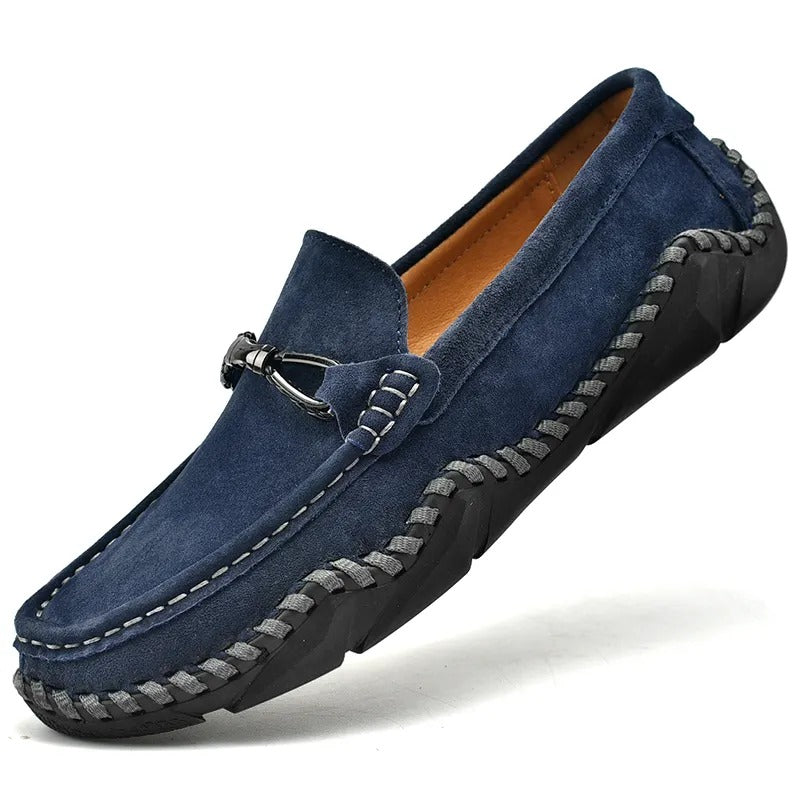 Zedmax Fashion Sleek Style Slip-on Leather Loafers