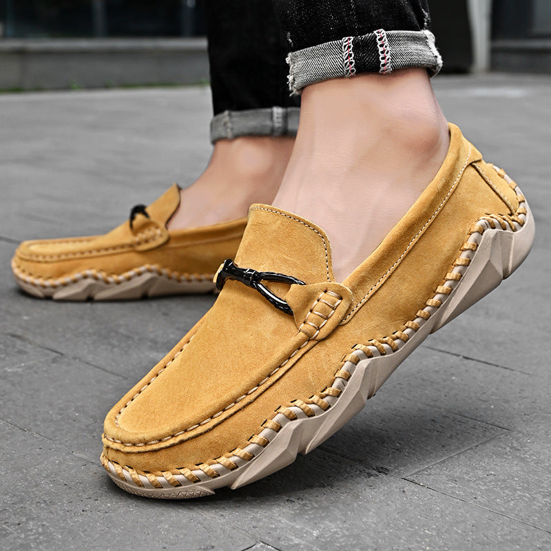 Zedmax Fashion Sleek Style Slip-on Leather Loafers