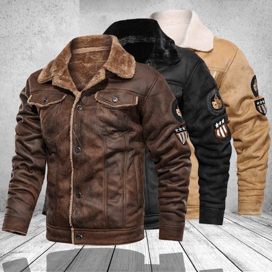 Men's Vintage Retro Winter Fur Jacket (50% OFF SALE ENDS TODAY!)