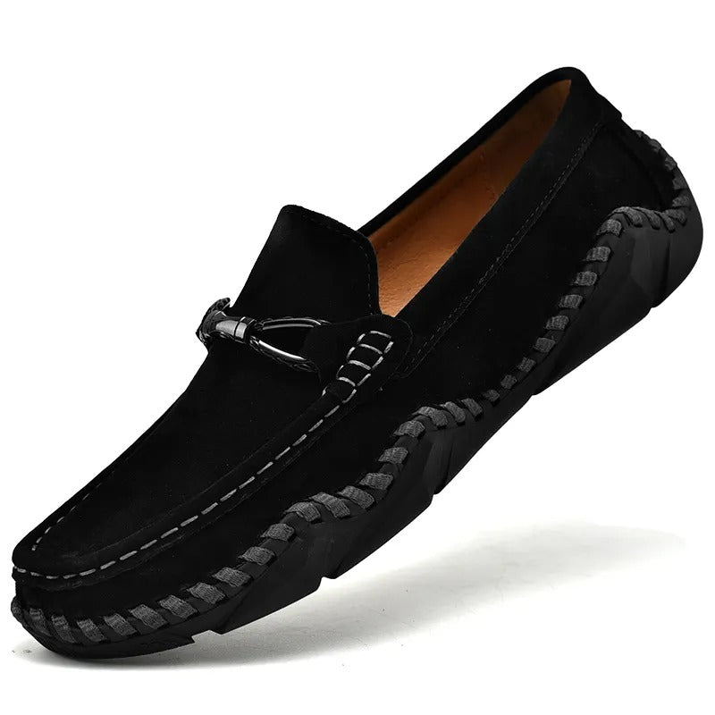 Zedmax Fashion Sleek Style Slip-on Leather Loafers