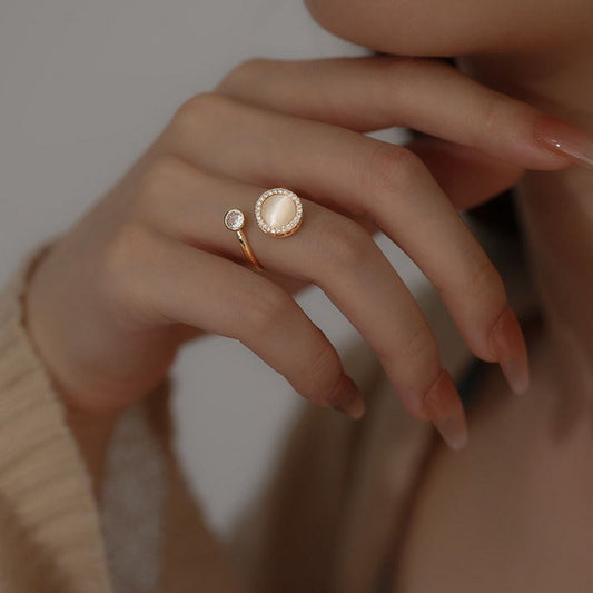 The Moonstone Rotatable Ring