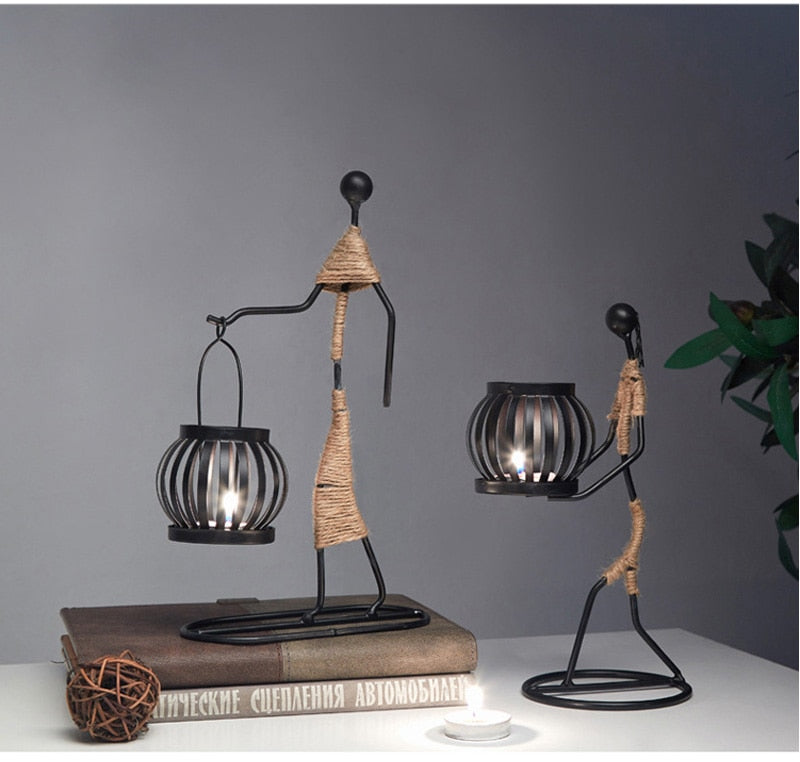 The African Style Luxury Candle Holders