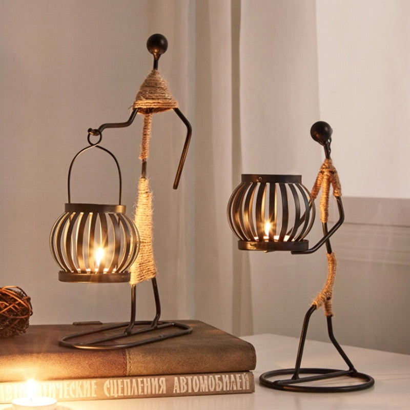 The African Style Luxury Candle Holders
