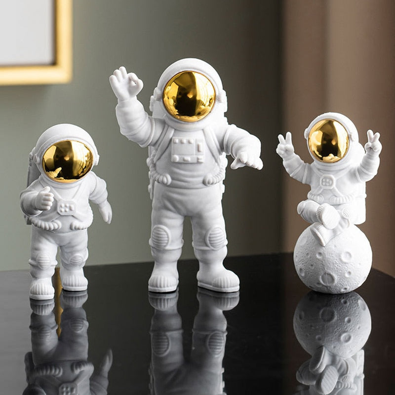 The Astronauts and Moon Statue