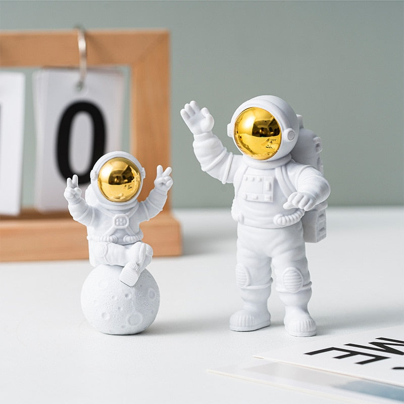 The Astronauts and Moon Statue
