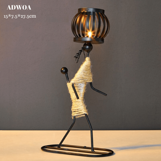 The African Style Luxury Candle Holders