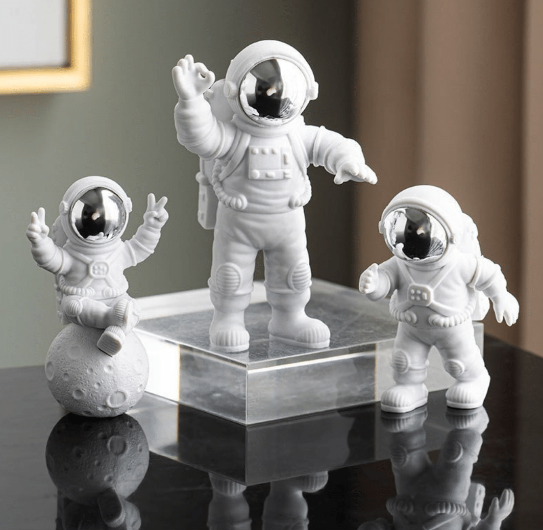 The Astronauts and Moon Statue