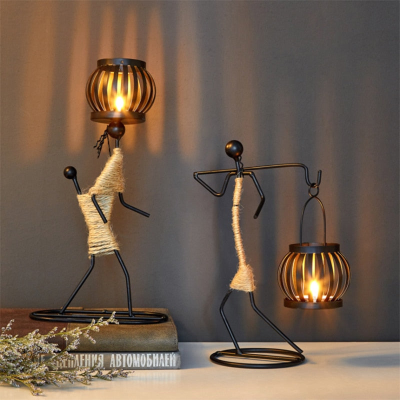 The African Style Luxury Candle Holders